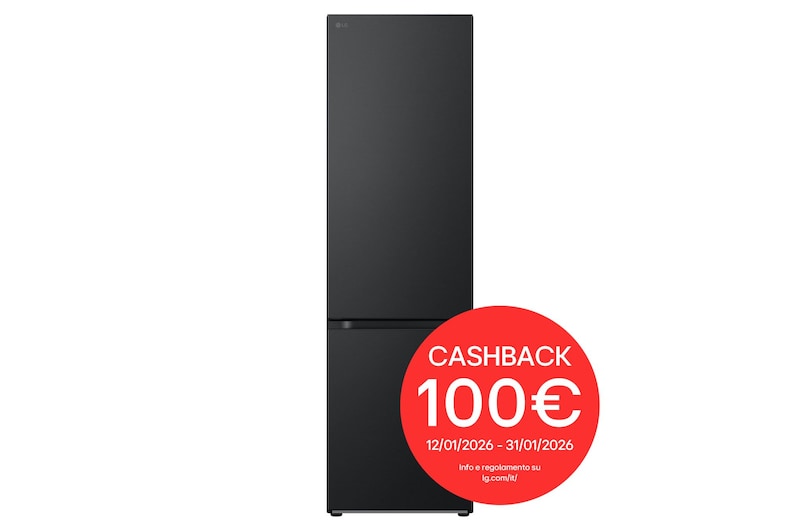 Foto frontale del frigorifero LG GBV7280AEV con cashback